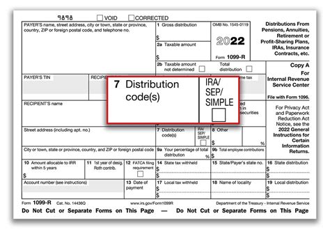 dfas 1099r has box 7 distribution code|box 7 of 1099 r.